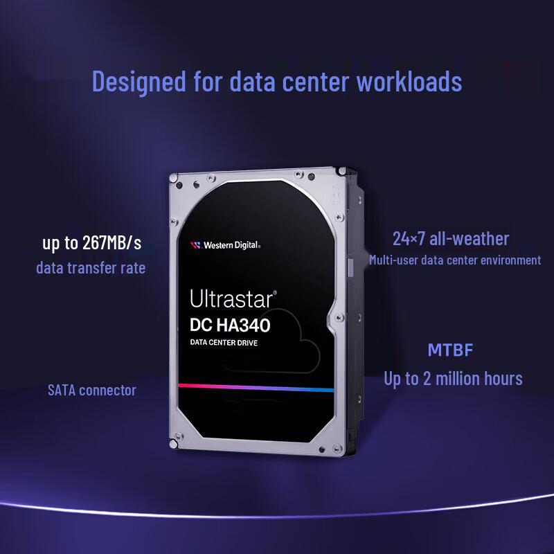 Western Digital 10TB DC HA340 Enterprise HDD