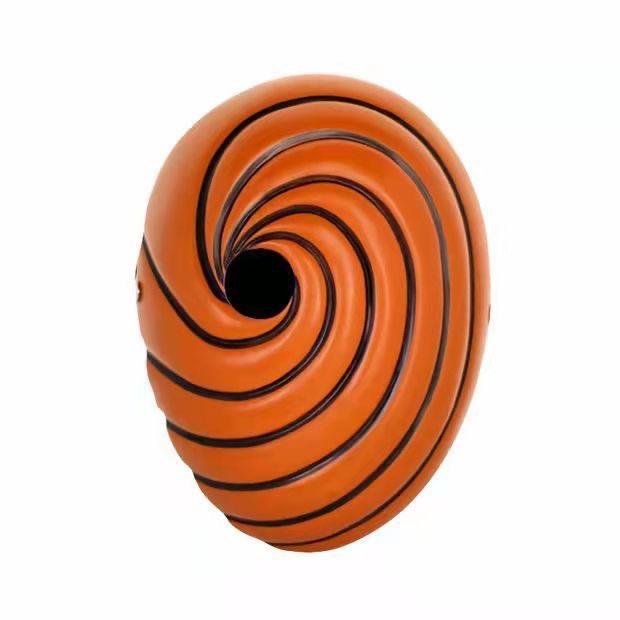 Naruto mask, Halloween party mask, Naruto anime, Uchiha Obito, resin latex mask