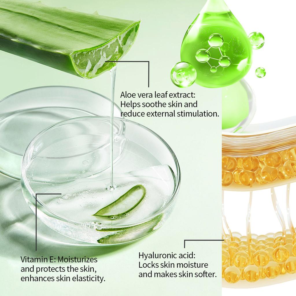 Eelhoe Aloe Vera Skincare Essence Hydrating Brightening Moisturizing Facial Serum 30ml