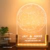 Dropshipping USB Starry Night Light Colorful Constellation Bedroom Night Light Ornament Christmas Birthday Anniversary Gift