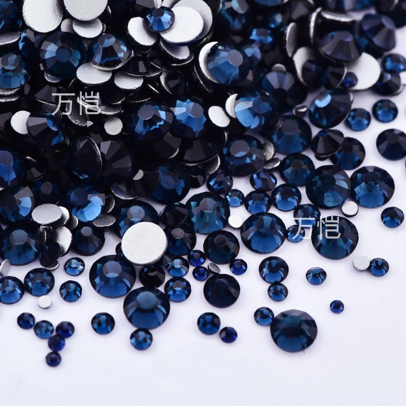 Ss3-Ss16 Mixed Size Flat Bottom Drill, Mobile Phone Case Diy Sticker Diamond Crystal Glass, Creative Nail Art Jewelry Accessories