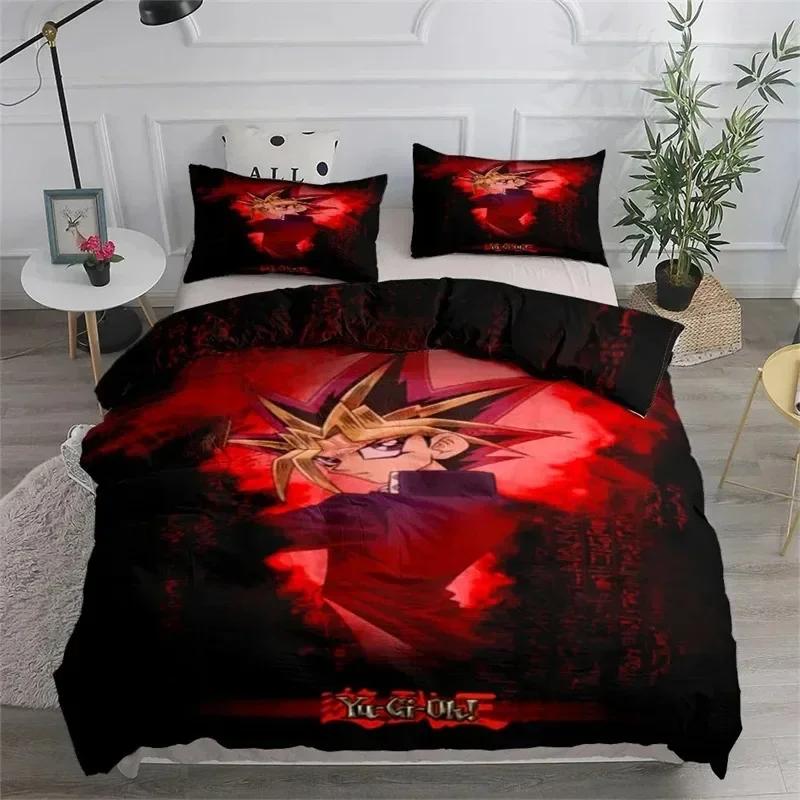 Yami Yugi Game Duvet Cover Set UK Single Double King US Twin Full Queen Size Anime Bed Linen Set