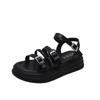 Fashion 2025 Cross Strap Wedge Heel Sandals Woman Summer Chunky Platform Slingbacks Women Slippers Thick Bottom Slides Flip Flops
