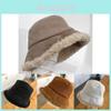 Cozy Lambswool Women's Winter Hat Fashionable Korean Style Bucket Hat For Cold Seasons
