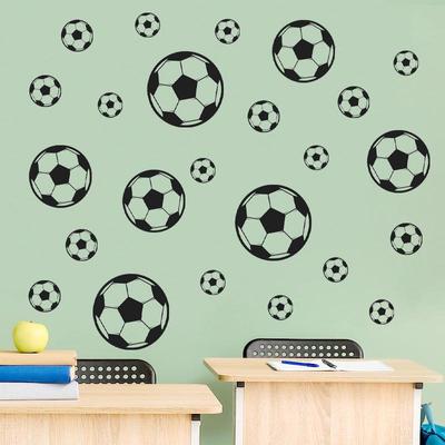 Cartoon Football Wall Sticker for Kids' Rooms and Playrooms