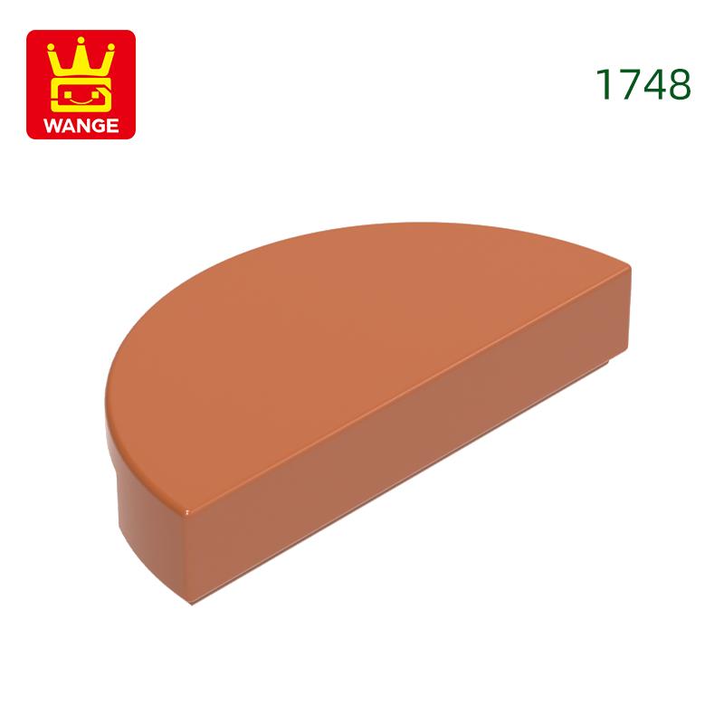 

Non-Toxic 543Pcs/Lot 1748 1X2 Semi Circular Light Panel Building Blocks Moc Accessories Compatible With Brick Children Toys Gift about 543pcs