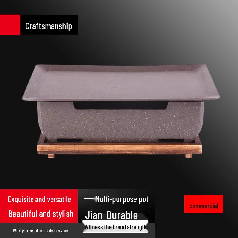 Commercial Multi-Fuel BBQ Grill with Warmer