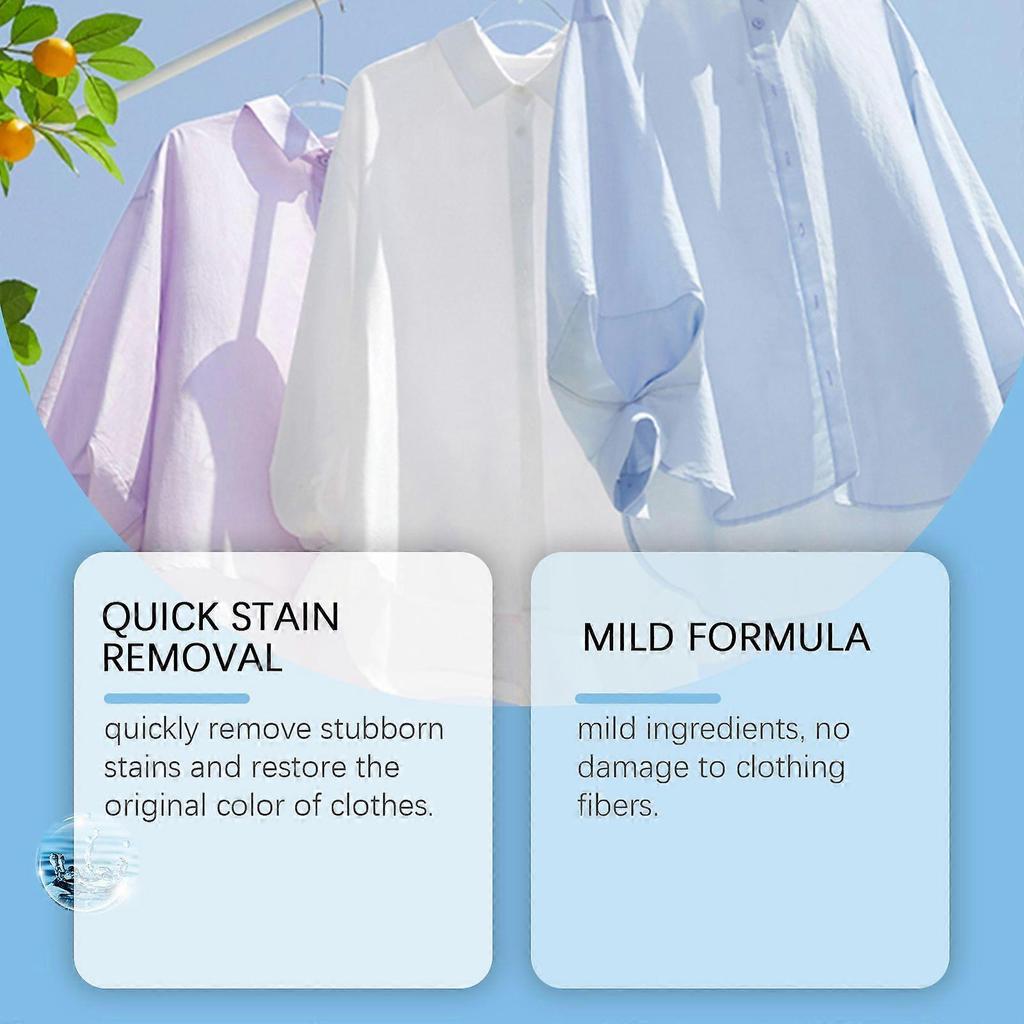 Limited time!!Jakehoe Laundry Cleaner Stain Remover For Oil And Yellowing, Gentle Fabric Cleaning Spray