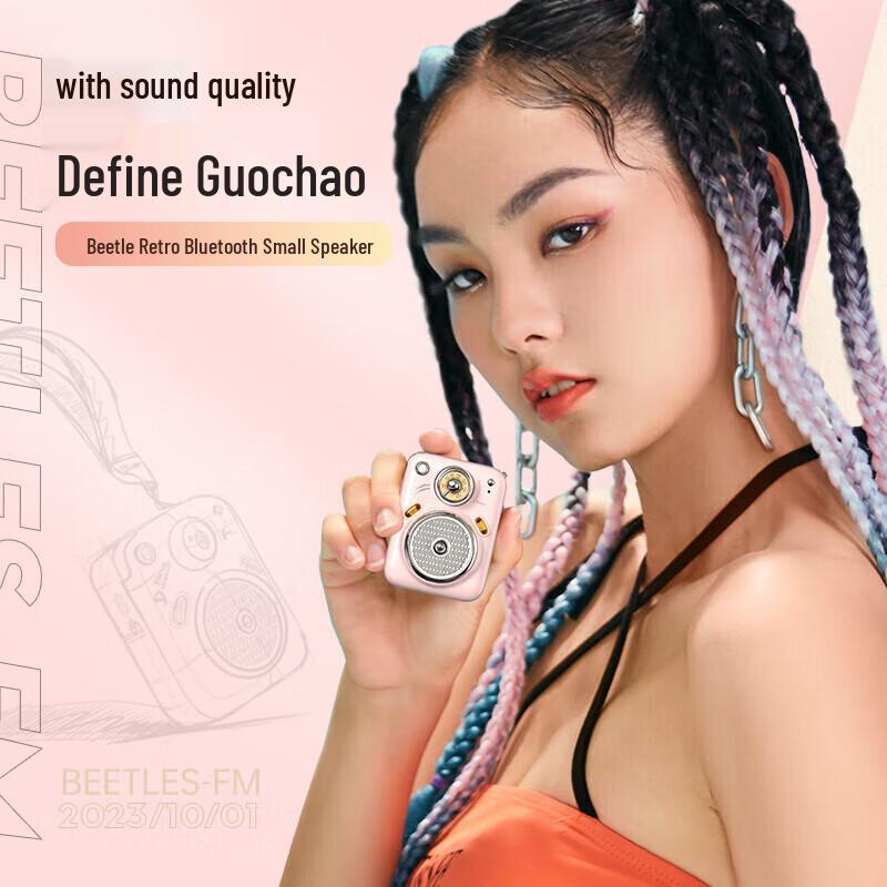 DianYin Beetle 2 Retro Mini Portable Bluetooth Speaker