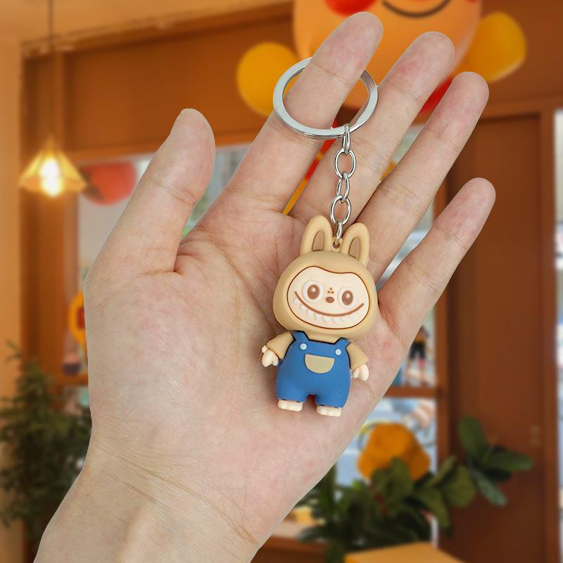 Cartoon Sheep Keychain Cute Sheep Doll Schoolbag Car Key Chain Pendant