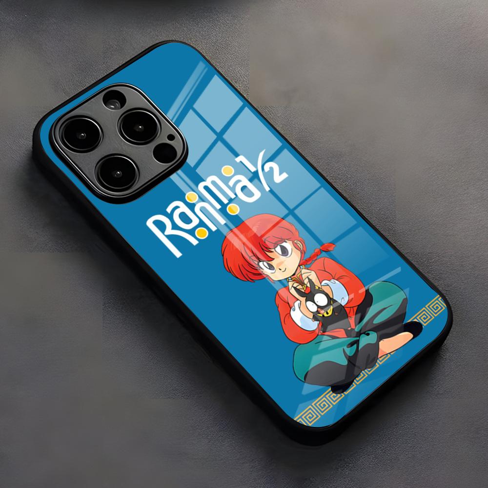 

Ranma 1 2 Phone Case For IPhone 17 Pro Max 16 15 14 Pro Max 13 11 X Xs Xr 8 7Plus GlassCover iPhone17