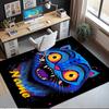 Custom Name KPop Demon Hunters Printed Carpet,Rug for Office Chair Living Room Bedroom Kitchen Room Decor Gifts.