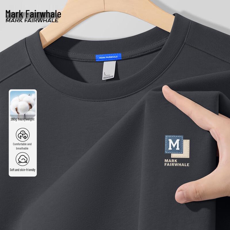 Mark Fairwhale Men's 2025 Heavyweight Casual Loose T-Shirt