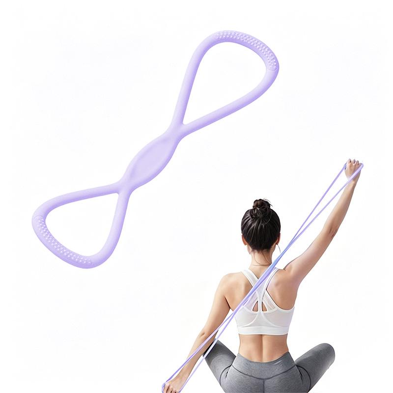 Custom Pilates Stretching Exercise Bands Gym Fitness Resistance Bands Yoga Expander Pull Rope Arm Leg Training Workout Accessory