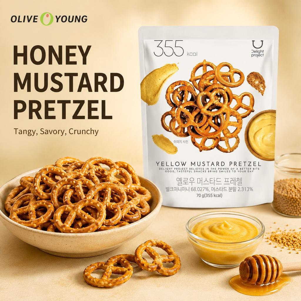 Olive Young Pretzels al Miele e Senape 70g
