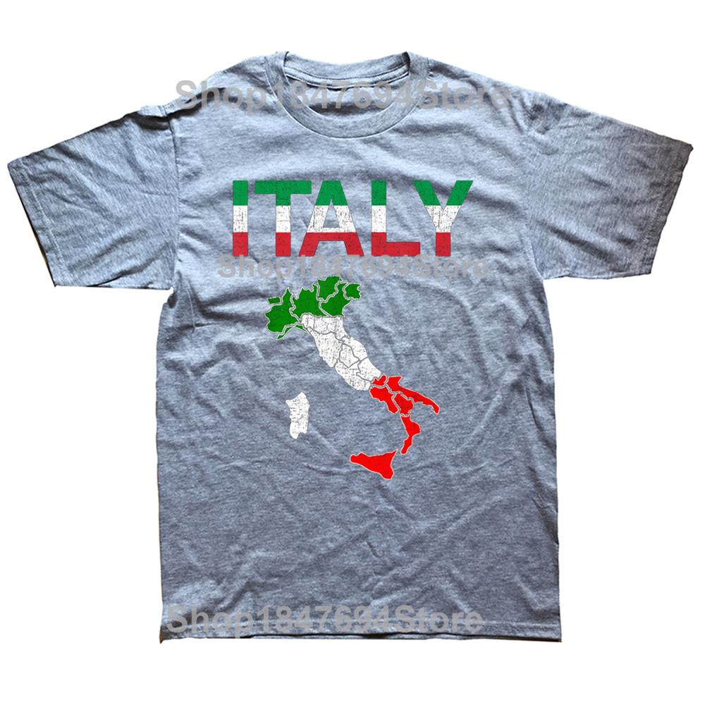 Funny Italy Map and Flag Italia Graphic Tshirts Tshirt Men Womens Fashion Casual Oversized 100 Cotton T Shirt Short Sleeve