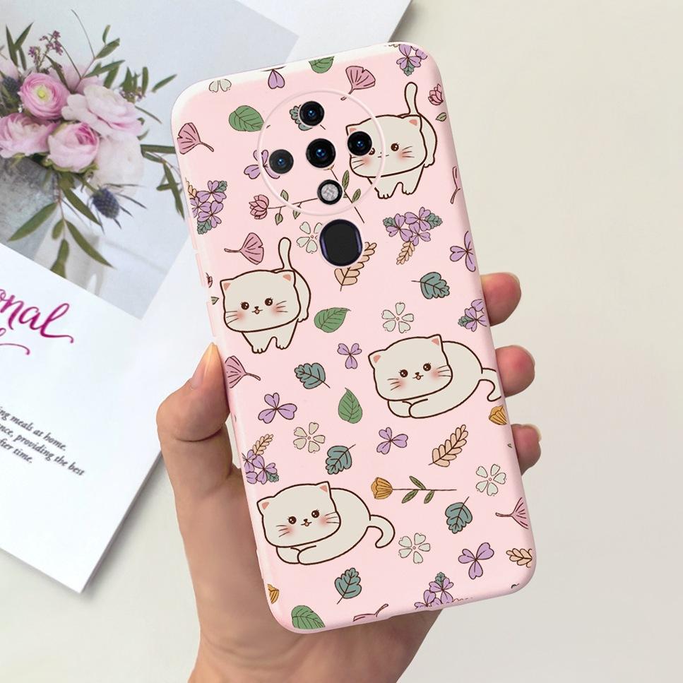 New For Tecno Spark 6 Case Space Astronaut Dinosaur Soft Silicone Black Pink Cover For Tecno Spark6 KE7 Bumper Phone Case Funda
