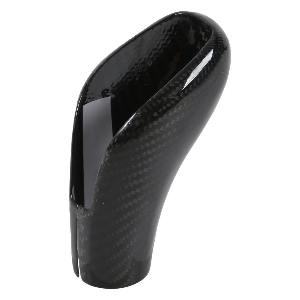 Gear Shift Knob Cover Trim Carbon Fiber Replacement for Alfa Romeo Giulia Stelvio 2020‑2021
