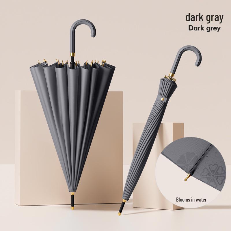Extra-Großer Winddichter Automatischer Schirm mit 24 Rippen und Wasseraktiviertem Blühendem Design