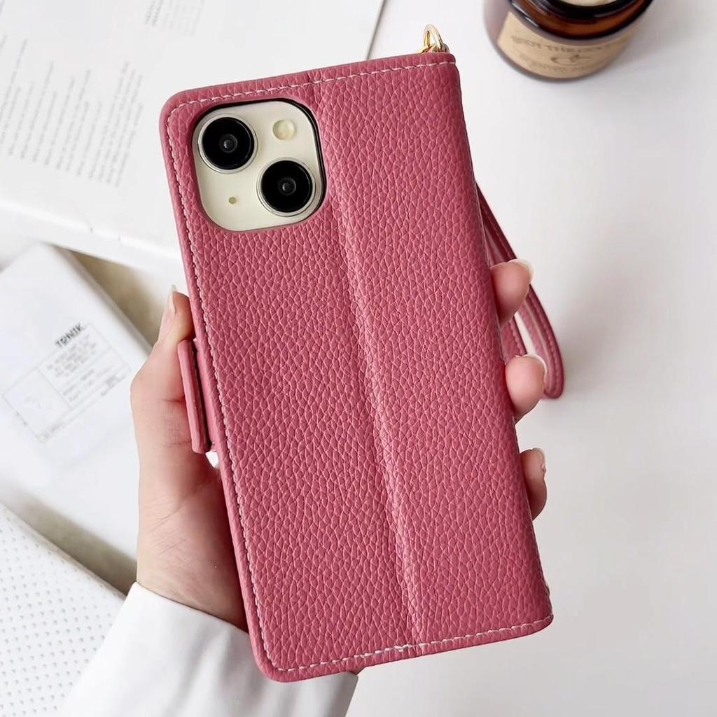 Carina custodia a portafoglio in pelle con coniglio e fiore 3D, supporto per telefono, per iPhone 17 Air 16 15 PM 14 13 12 11 Pro Max XR XS SE 16e 6 7 8 Plus, slot per schede, cover a libro