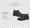 Men's Thick-Soled Winter Cotton Boots with Velvet Lining – Non-Slip, Cold-Proof, One-Step Snow Boots for Middle-Aged and Elderly