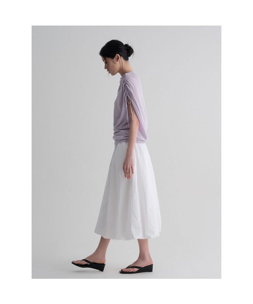 8SECONDS 60-Count Cotton Balloon Long Skirt White