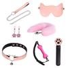 Nekomusume Flirting Set: SM Toys with Restraint Collar & Bone Gag