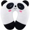 Cuscino da Viaggio per Bambini, Cuscino per il Collo a Forma di U con Animale Carino, Cuscino Morbido Peluche per Riposo, Lettura, Sonno su Aereo, Treno, Auto (Panda)