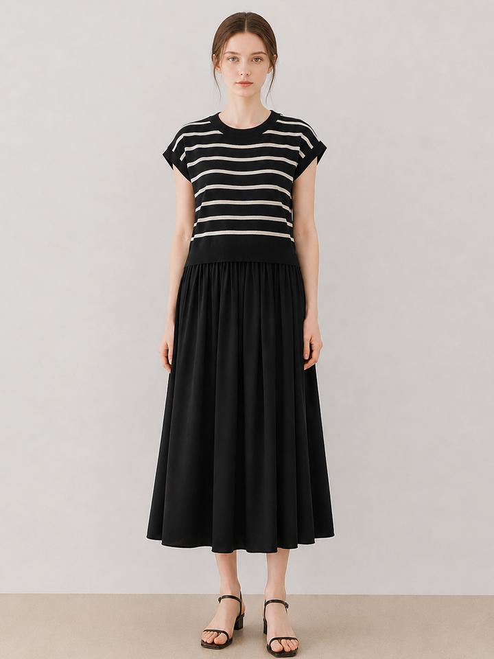 Page Flynn St Knit Color Block Dress_P5Bop003C