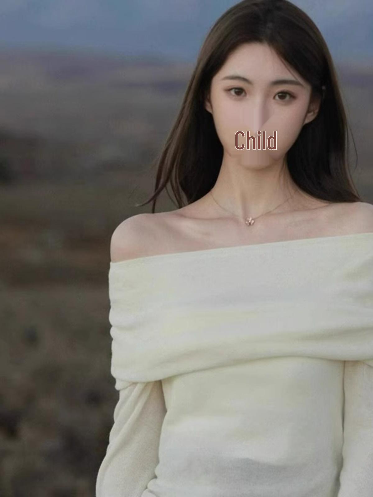 

Women s Slim Fit Off-Shoulder Knitted Sweater – White, Long Sleeve, Autumn/Winter One Size чорний