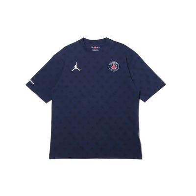 Paris Saint-Germain Statement All-Over Print Rundhals-T-Shirt Herren Oberteile Marineblau DB6509-410