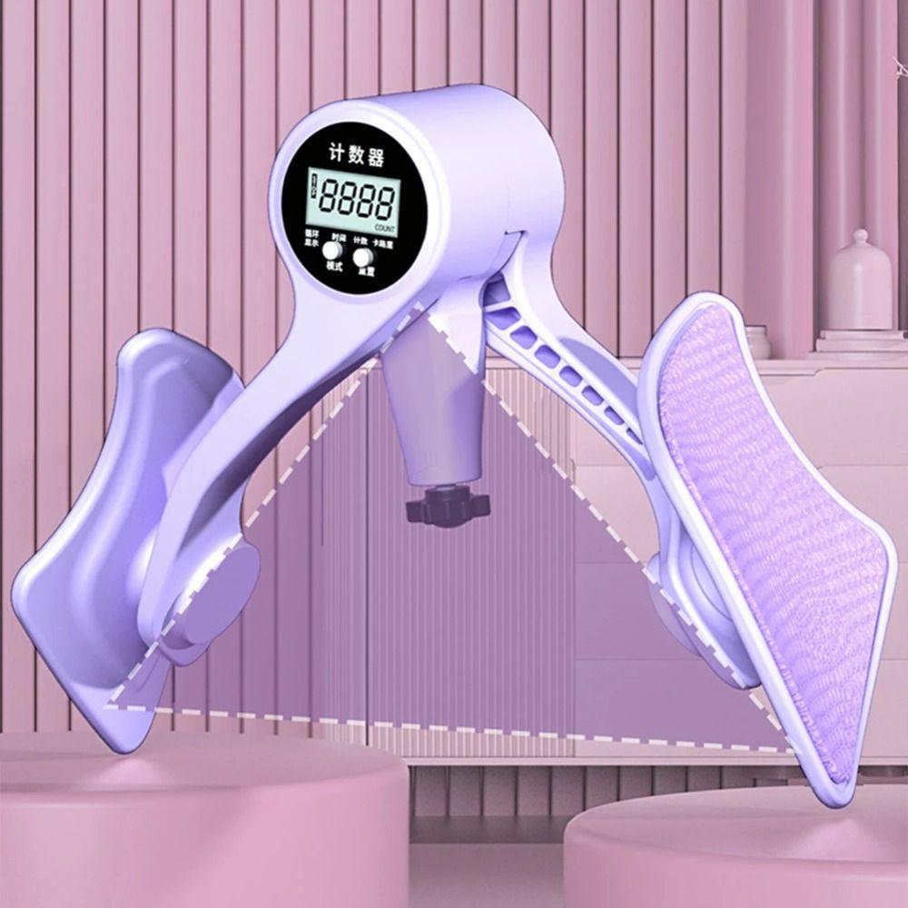 Battery Powered Pelvic Floor Trainer Digital Counter Leg Strength Trainers  Home Fitness