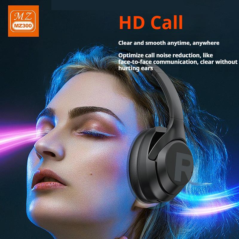 360° Stereo Surround Sound Wireless Bluetooth Headsets Foldable Headphone Sport Gaming Earphones Noise Reduction Headsets HD mic