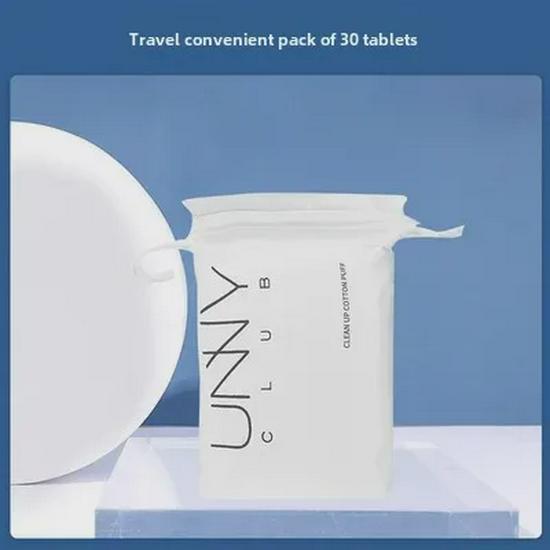 UNNY Disposable Makeup Remover & Wet Compress Cotton Pads - 50, 30, & 200 Pieces