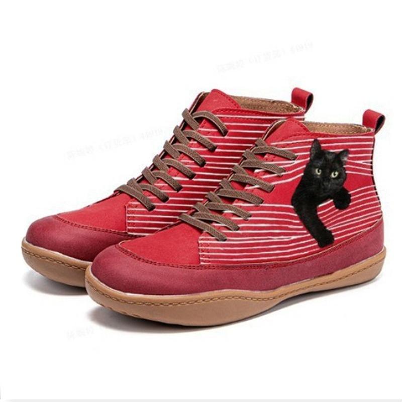 Женские модные винтажные непромокаемые ковбойские сапоги на плоской подошве с ремешком обувь из искусственной кожи для женщин женские ботильоны с круглым носком короткие сапоги 43 красный 2379₽