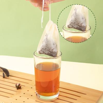 200Pcs Disposable Tea Bags for Loose Leaf Tea Empty Tea Filter Bags with Cotton Drawstring Fillable Tea Infuser Sachets for Loose Tea Coffee