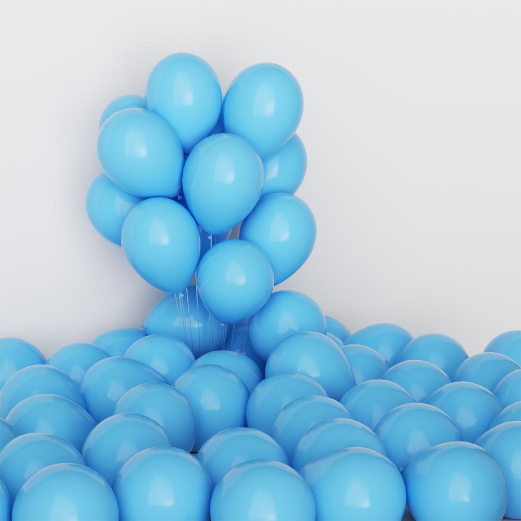 10pcs Set 12inche Blue Latex Party Balloons For Birthday Party Latex Party Balloons Birthday Balloons Latex Balloon