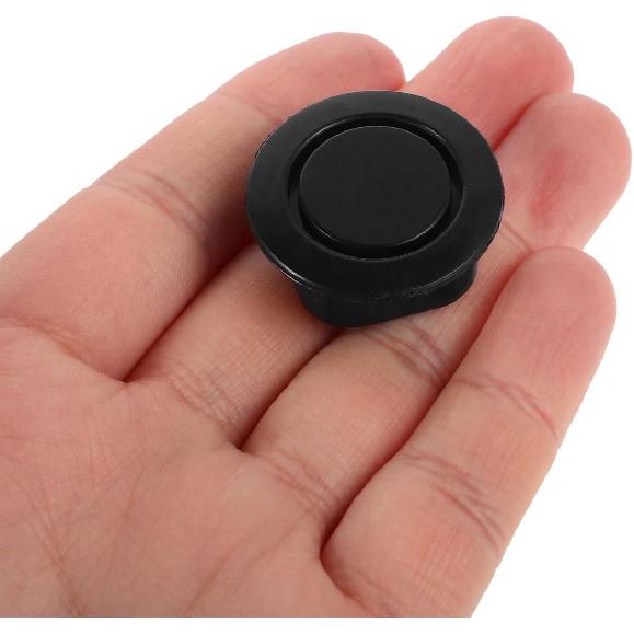 Universal Car Bumper Hole Covers 10 Pcs Waterproof Parking Sensor Caps for Front and Rear Bumper Truck Exterior Accessories 1.18X1.18X0.39In