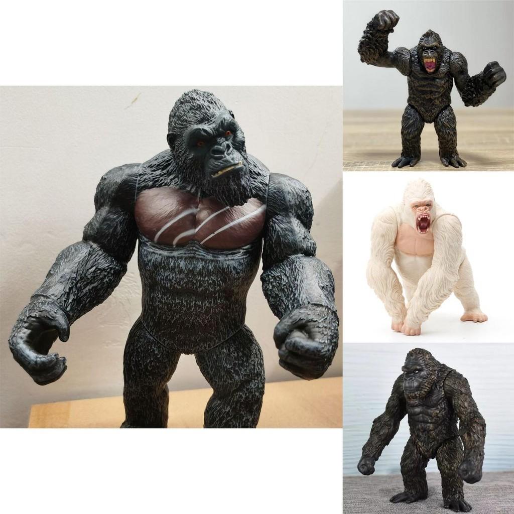 Original Bandai Shm King Kong Gorilla Model Toys Exquisite Action Figure For Childrens Gifts