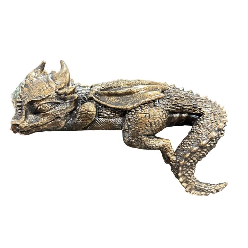 Dragon Statues Decors Animal Sculpture Collectibles Figurines Decorative Ornament Home Decors Accent Housewarming Gift