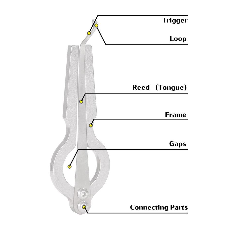 Kou Xian Qin Beginner Mouth Harp: Portable Throat Singing Instrument, Easy-to-Learn, Professional Grade Percussion.