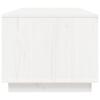 Vidaxl Coffee Table, White, 100X50X41 Cm, Solid Pine Wood
