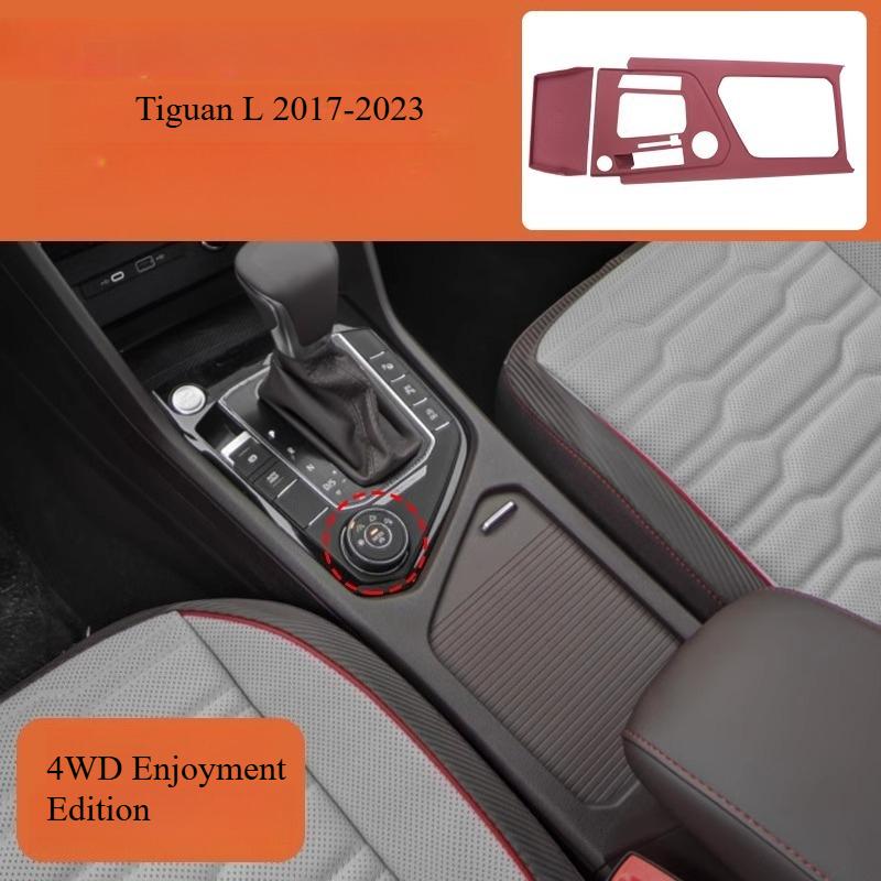 Für Volkswagen Tiguan L/Pro 2017- Mittelkonsole Silikonmatte Auto Innenraum Schaltung Aufkleber-freie Modifikationszubehör Auto