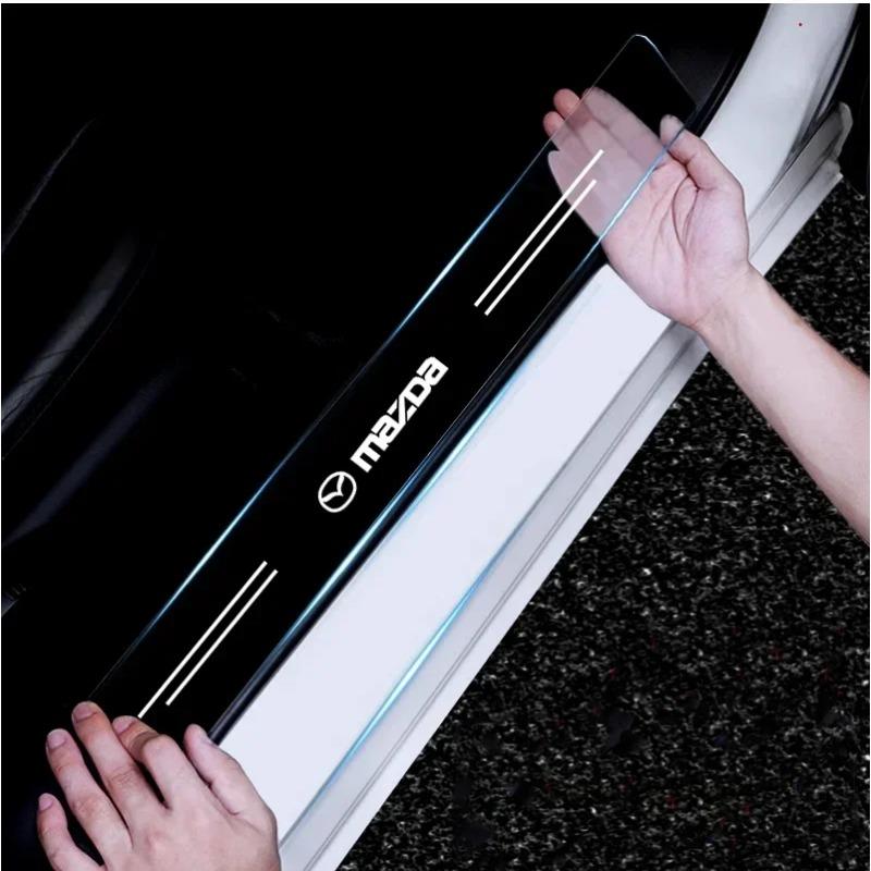 4Pcs Car Anti-collision Strip Tape Scratchproof Protective Stickers For Mazda 3 Alexa CX30 CX-4 CX5 CX-5 CX8 CX-8 CX-30 CX9 CX-9