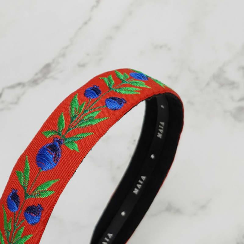 MAIA Rose Garden Headband - Red