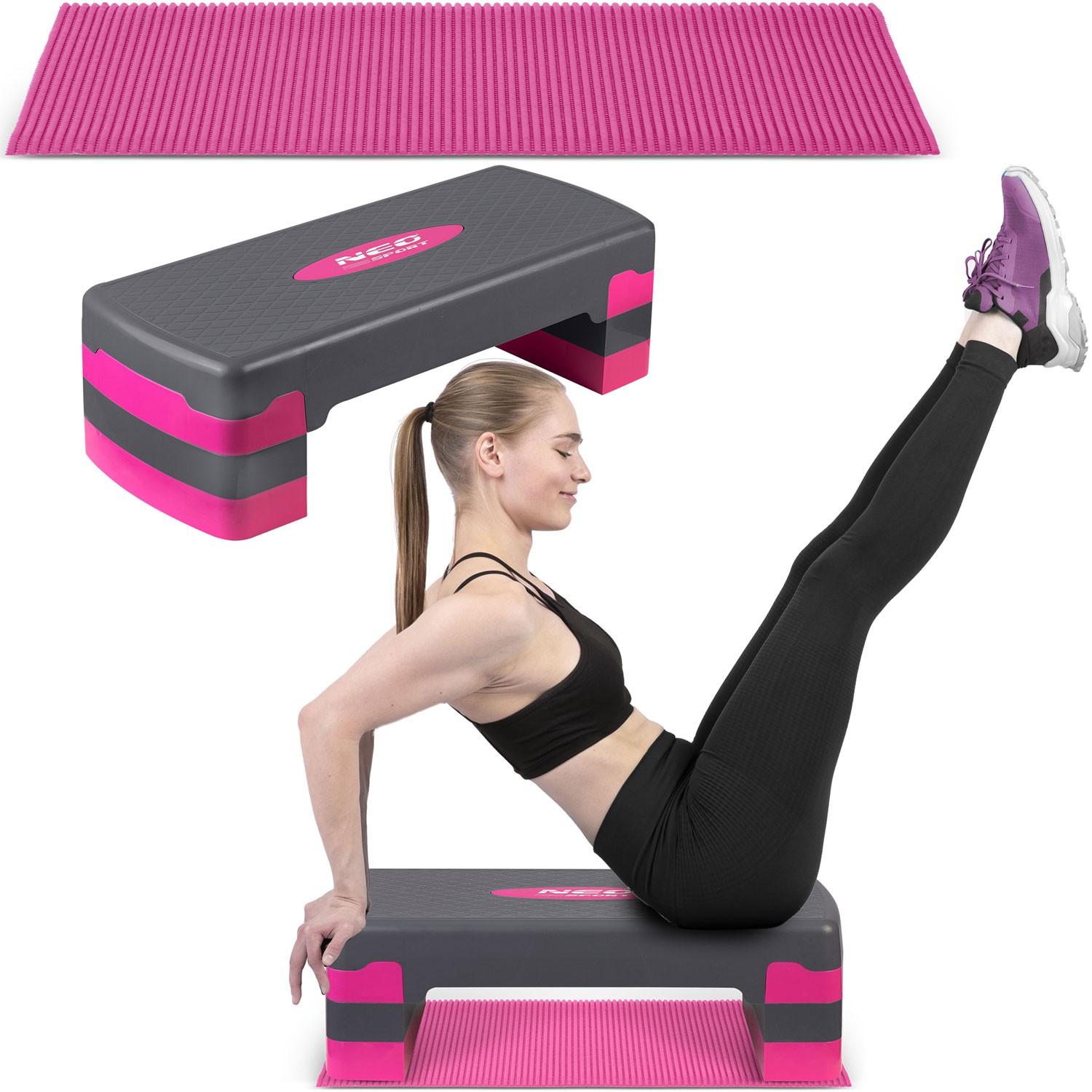 Exercise step 3 levels NS-400 pink