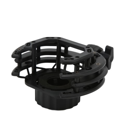 Microphone Holder, Suspension Holder, Microphone Shockproof Bracket, Microphone Shock Mount, Condenser Microphone Holder, Anti-Vibration, Adjustable A