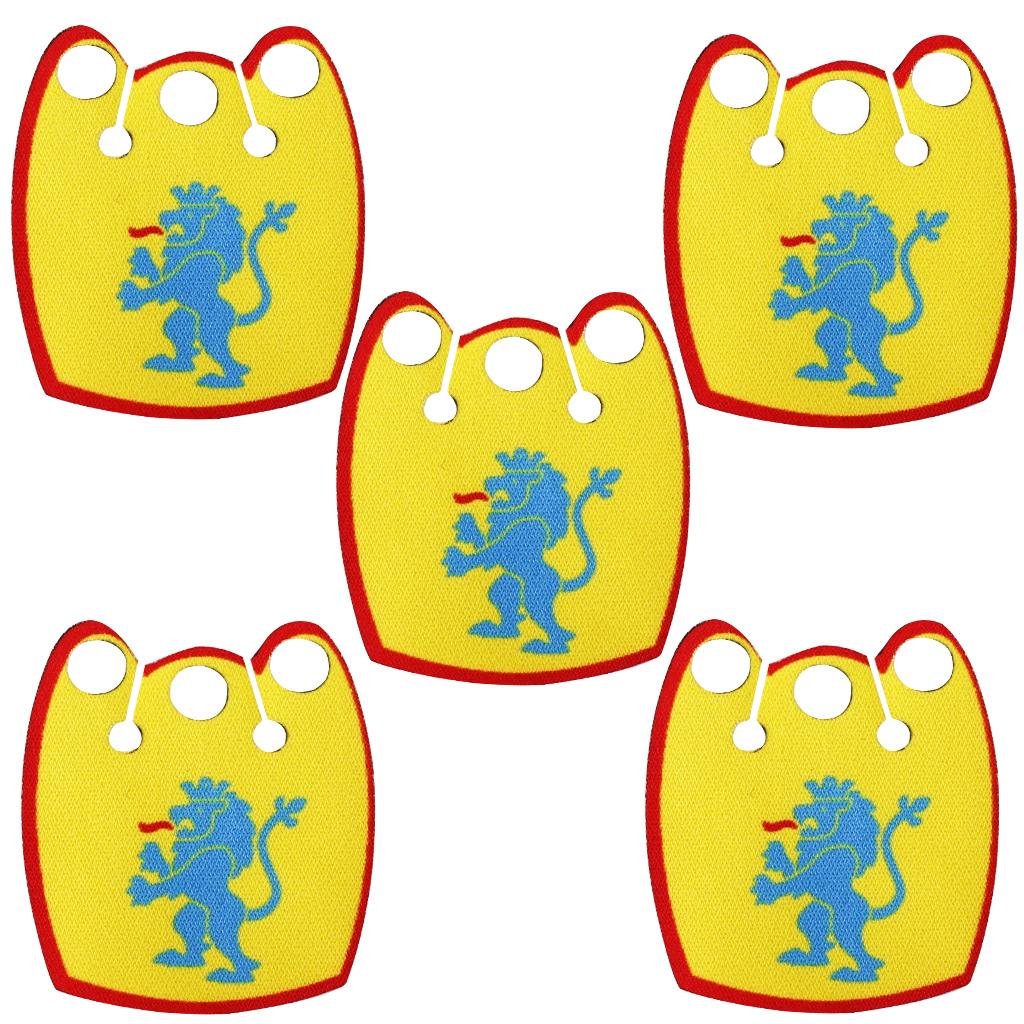 MOC Officer Cape Building Blocks Kit Medieval Lion Knights Figures Accessories Shawl Imitation Fur Cloak Bricks Toys Boys Gift