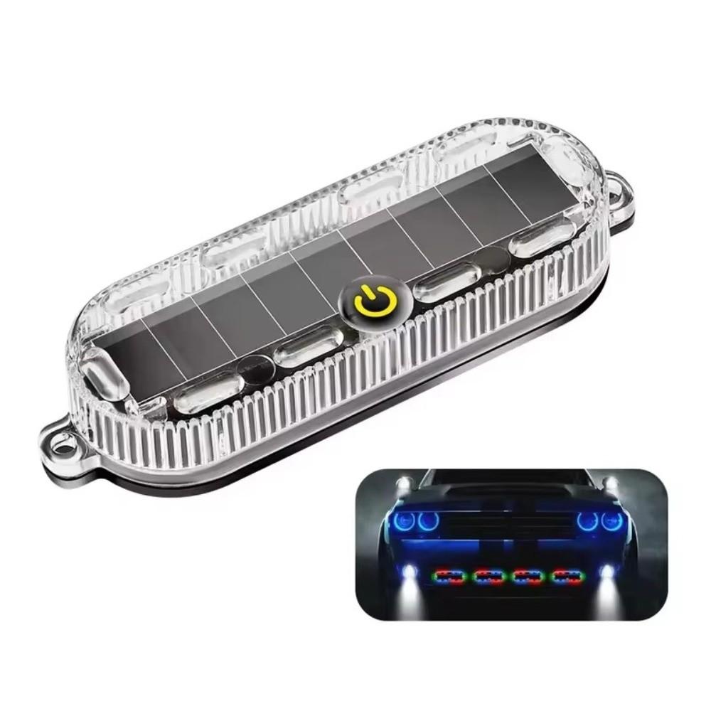 Solar Charging Solar Warning Light Waterproof Design Anti-rear Collision Light Emergency Warning