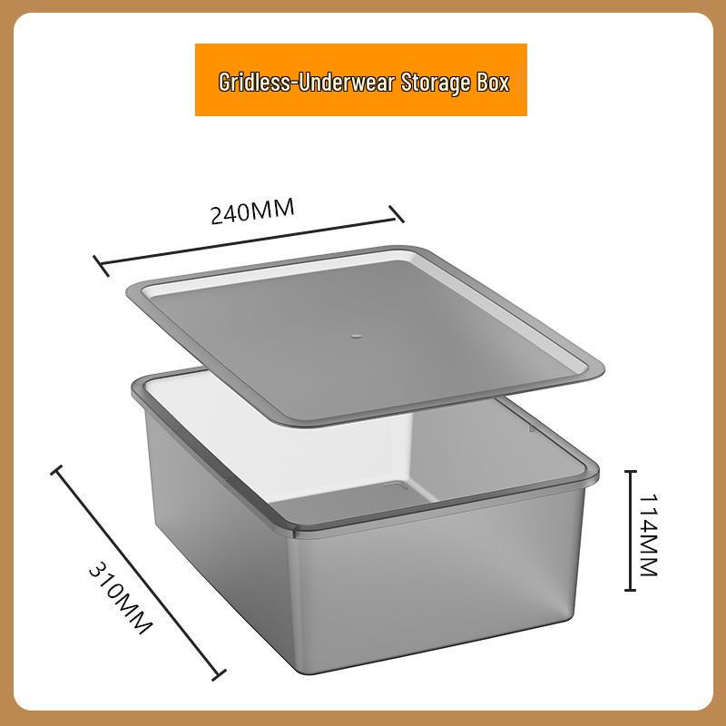 Three-in-One Underwear and Socks Organizer Box